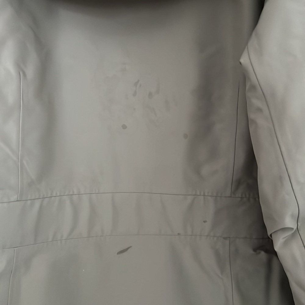 Lululemon snow warrior down parka long size 8 raw linen - Picture 5 of 12